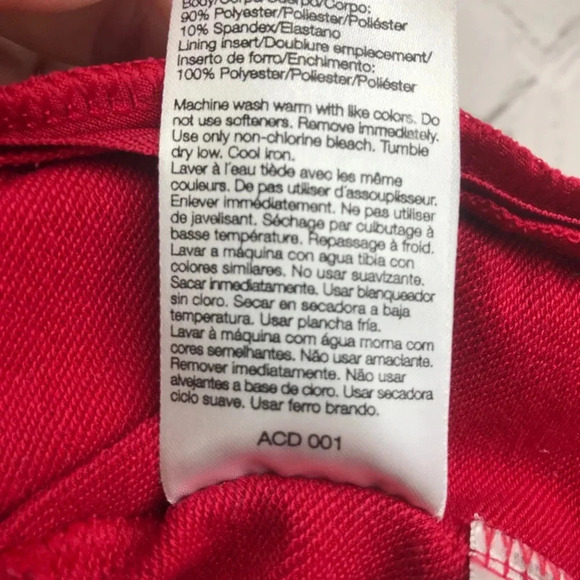 Adidas Red Long Sleeve Track Jacket Size M - Picture 5 of 6